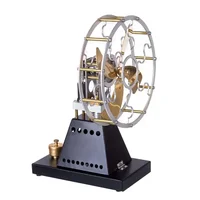 Vintage 4 Blades Heat Powered Stove Table Fan Stirling Engine model Science Experiment Toy 1