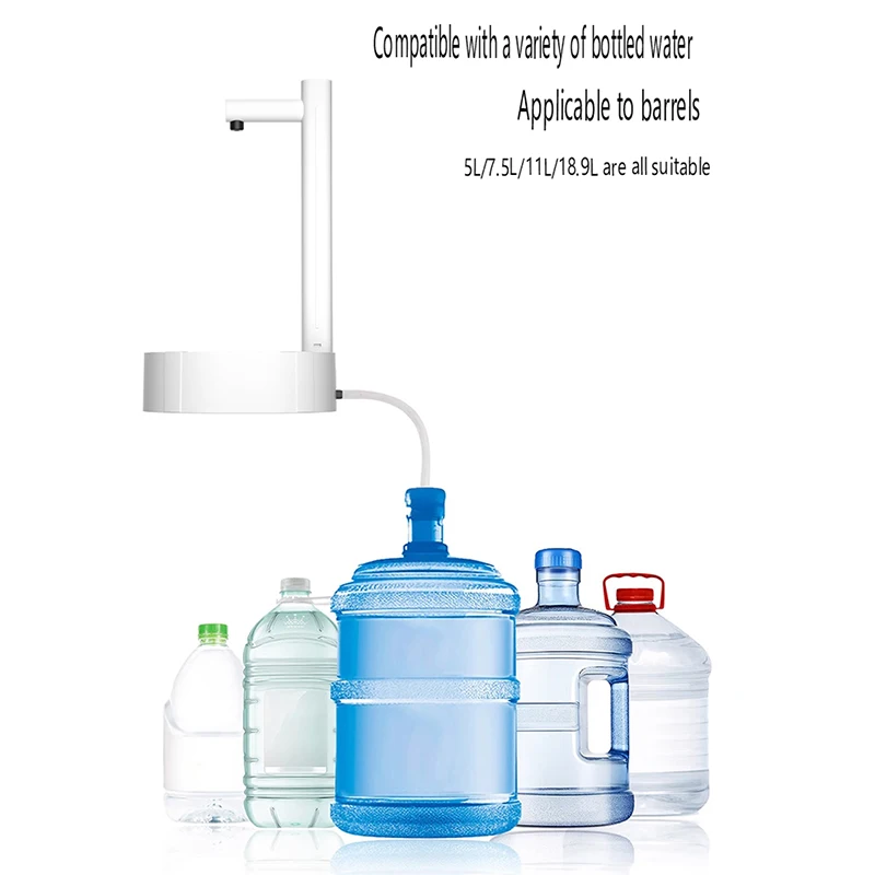Portable Desktop Electric Water Dispenser Rechargeable Bottle Barreled Gallon Pump Automatic Drink Water Machine Juice Dispenser 3