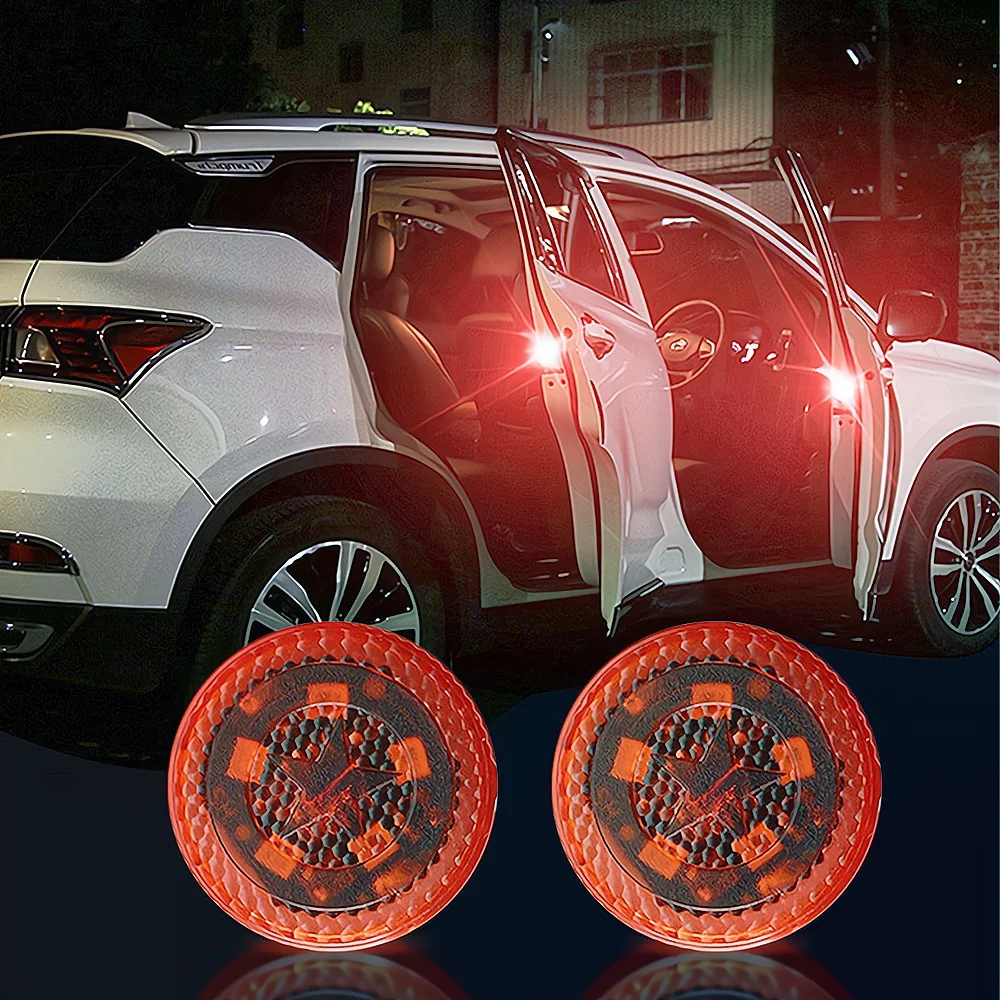 Door Warning Anti Collision Flashing Bright Multicolors Wireless Alarm Strobe LED Car Light Turn Stop Alert Rear Vehicle Modify led car lights led lights led car decorative lights led car decoration lamp