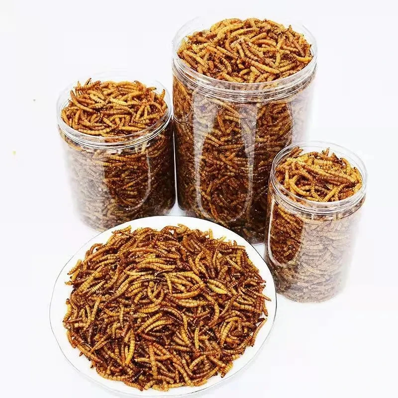 270ml Mealworm Dried Aquarium Tank Pond Fish Reptile Wild Bird Food