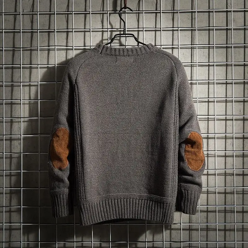 Pull En Tricot à Col Rond Pour Hommes, Pull Décontracté Simple, Vêtements De Mode, Nouvelle Marque, Qualité Supérieure, Automne, Hiver, Document Solide, 2025