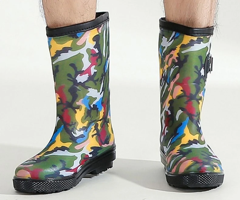 Waterproof Mid Height Men's Casual Boots For Work And Hiking_voghion.com