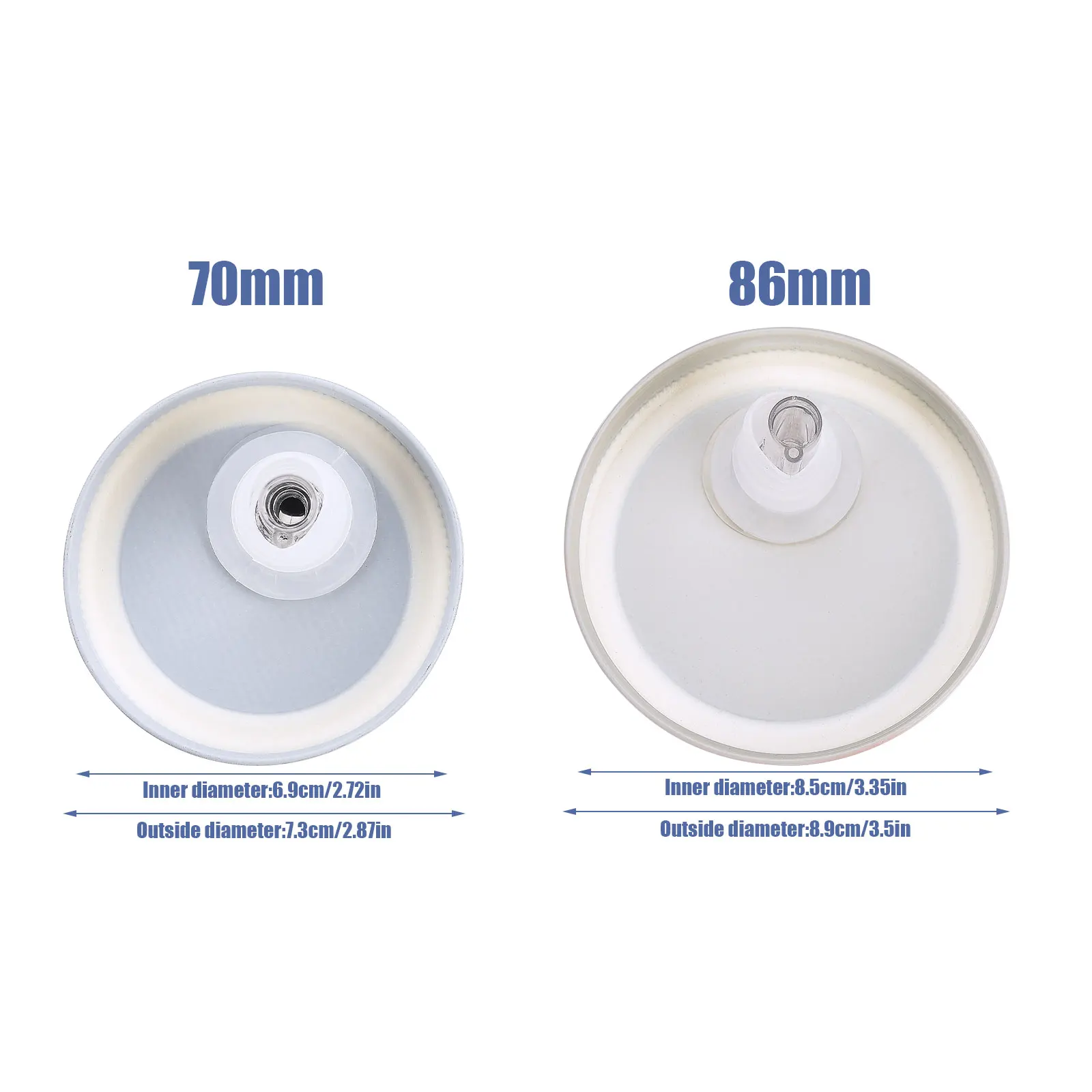 Mason Jar Pour Spout Tools Kitchen Utensils 70mm Diameter Silicone Lids Inverted Spout Leak Proof Black Mason Covers for Kitchen