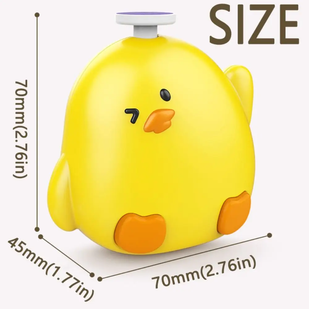 Cartoon Electric Baby Nail Trimmer Chicken Shape Portable Baby Nail Grinder Automatic Safety Baby Nail Care Baby Care Tools