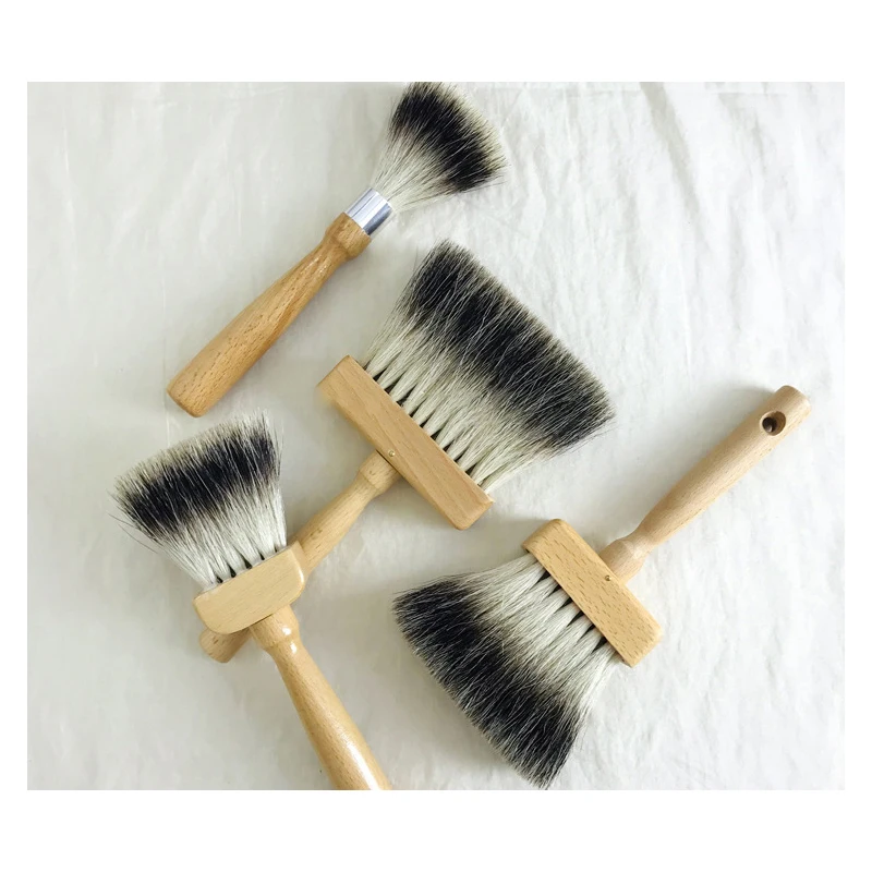 

Art Brush high-grade acrylic oil painting large brush Korean badger hair wooden handle painting brush tool
