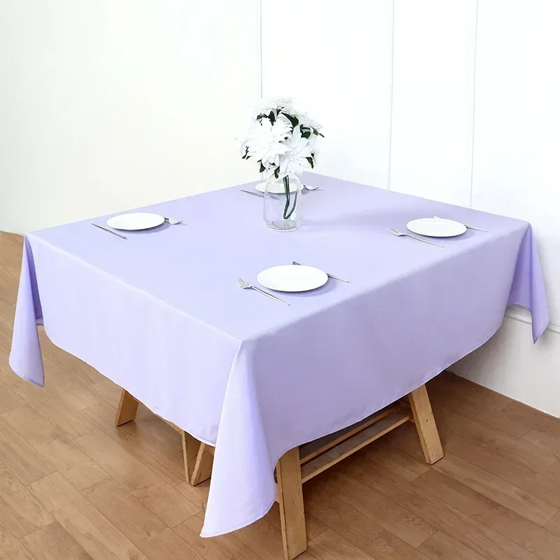 Description Picture 2 of item2024 Table cloth polyester tablecloth round table cloth circular solid