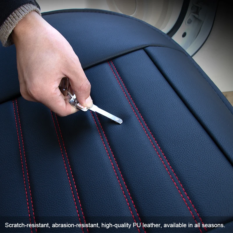 Copertura Universale per Sedile Anteriore Auto in PU Pelle Stile Moda