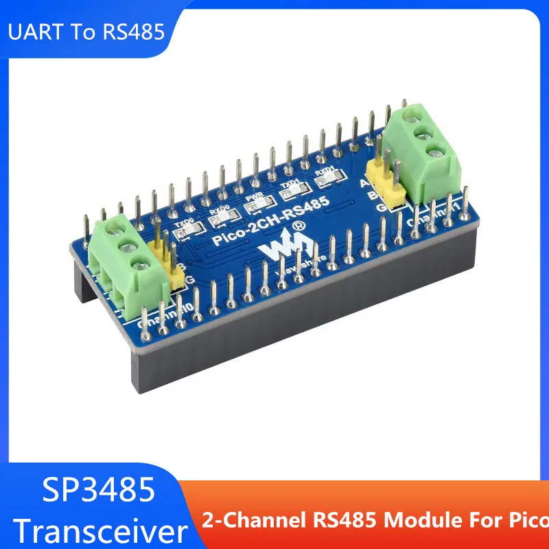 

2-канальный расширительный Модуль RS485, защитная крышка для Raspberry Pi Pico SP3485, трансивер UART для RS485Board, аксессуары