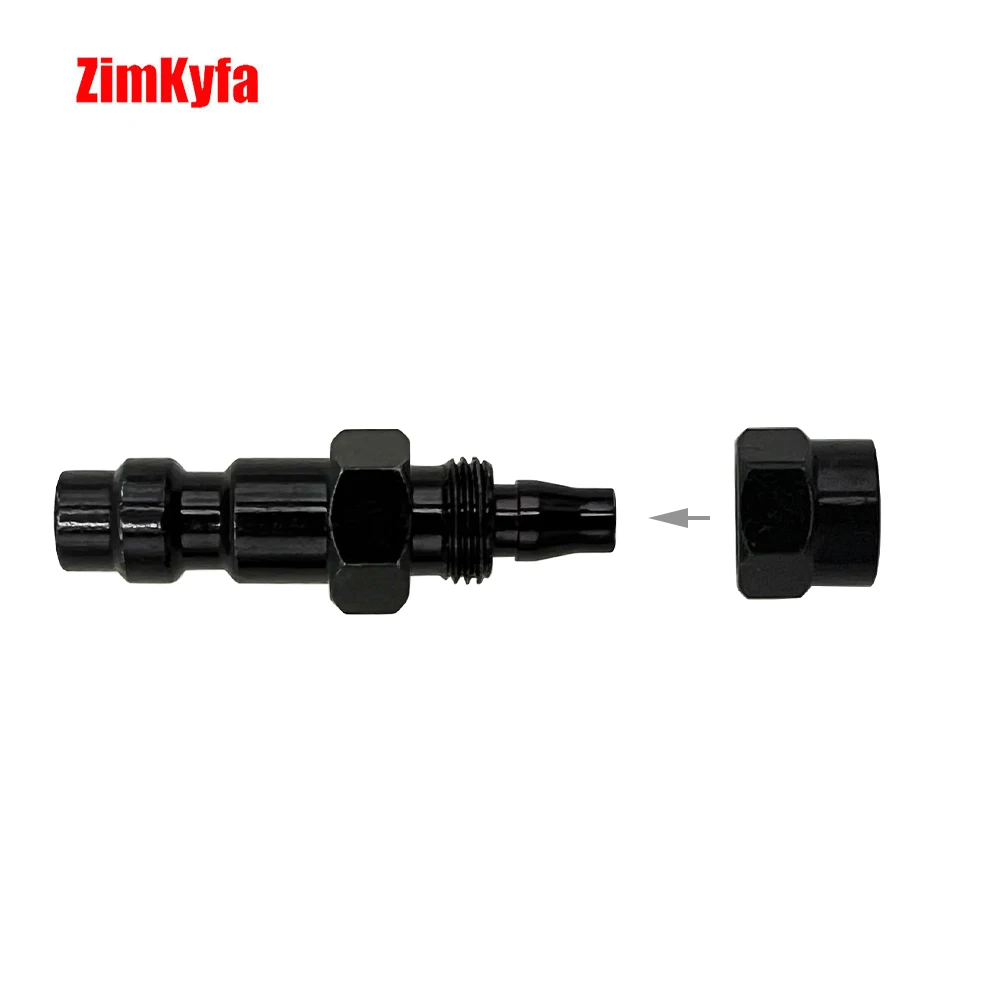 Quick Disconnect Adaptor HPA NEW US Foster BLack 23-2 / 2302 Push-In Fitting Quick Disconnect Plug To 6MM-6.35MM OD Hose for Air Tool