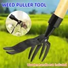 Weeding Head Replacement Metal Long Handle Stand Up Puller Head Gardening Digging Weeder Head Removal Accessory Handle Tool 6