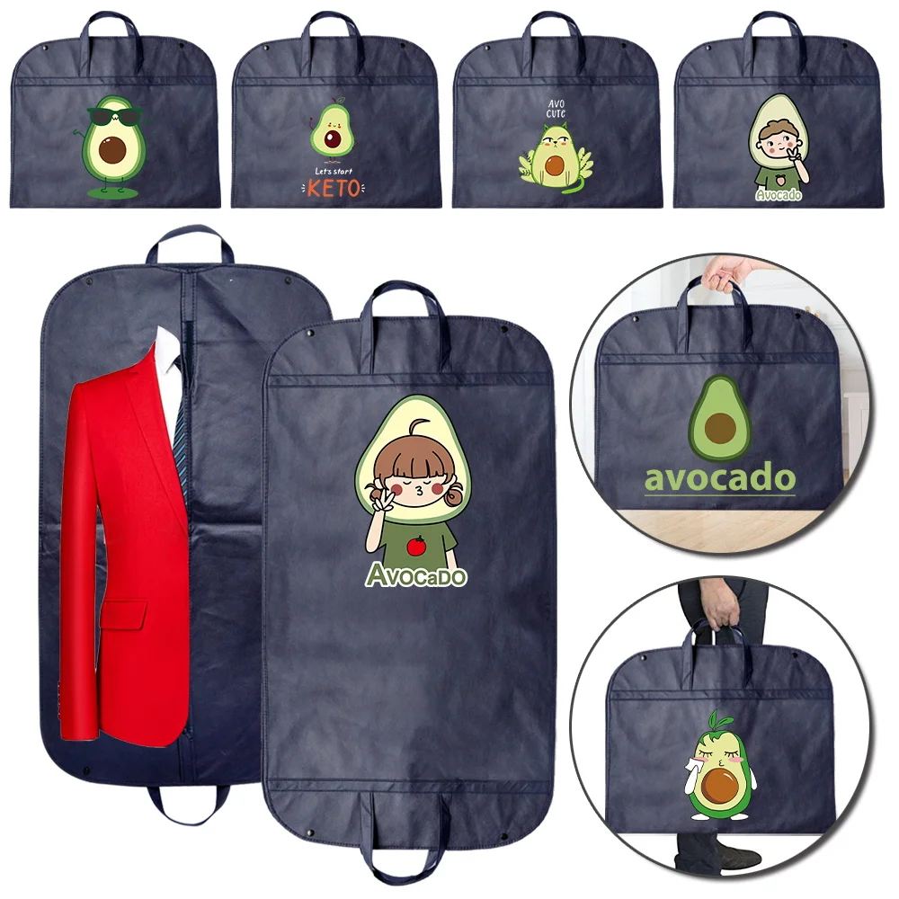 

Clothing Dust Cover Western-style Clothes Storage Hanging Moisture-Proof Pouch Traveling Garment Bag Avocado Pattern Series