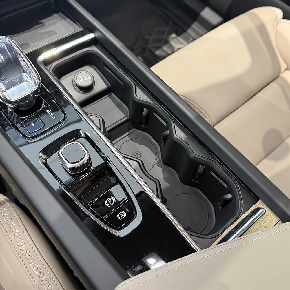 볼보 XC60 2026용 차량 실내 센터 콘솔 후면 컵홀더 수납함 (물컵 및 기타 소품용)