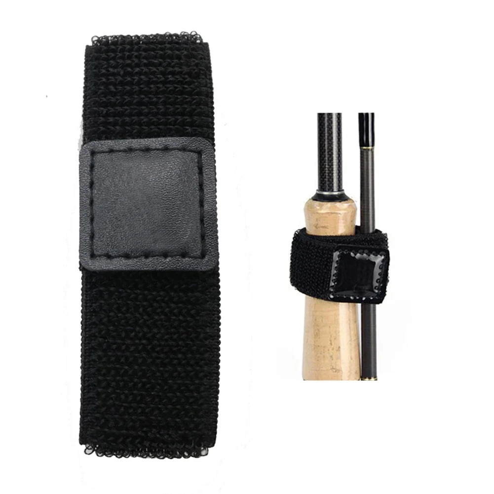 2pcs/set Suspenders Band Belt Wrap Holder Fish Pole Covers Protective Sleeve Fishing Rod Strap Protector with Tie Wrap 5