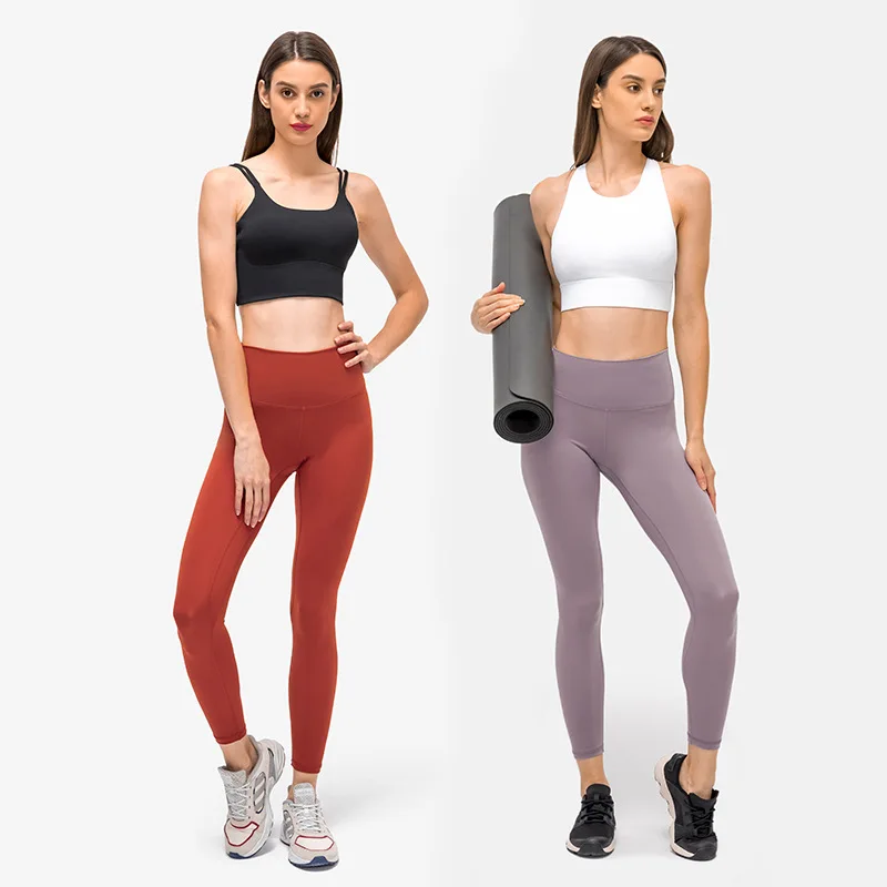 SHINBENE CLASSIC 2.0 Buttery-Soft Naked-Feel Athletic Fitness Leggings Women Stretchy High Waist Gym Sport Tights Yoga Pants