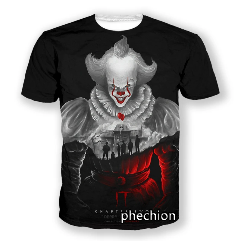 

Phechion Новая мода для мужчин/женщин Пенни мудрый 3D Печатный короткий рукав Повседневная футболка спортивные хип-хоп летние топы L110