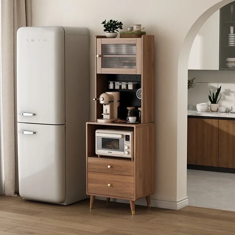 Wooden Kitchen Pantry Storage Cabinet, Freestanding Hutch Cabinet Storage Doors & Shelves, et Sideboard, Console Table