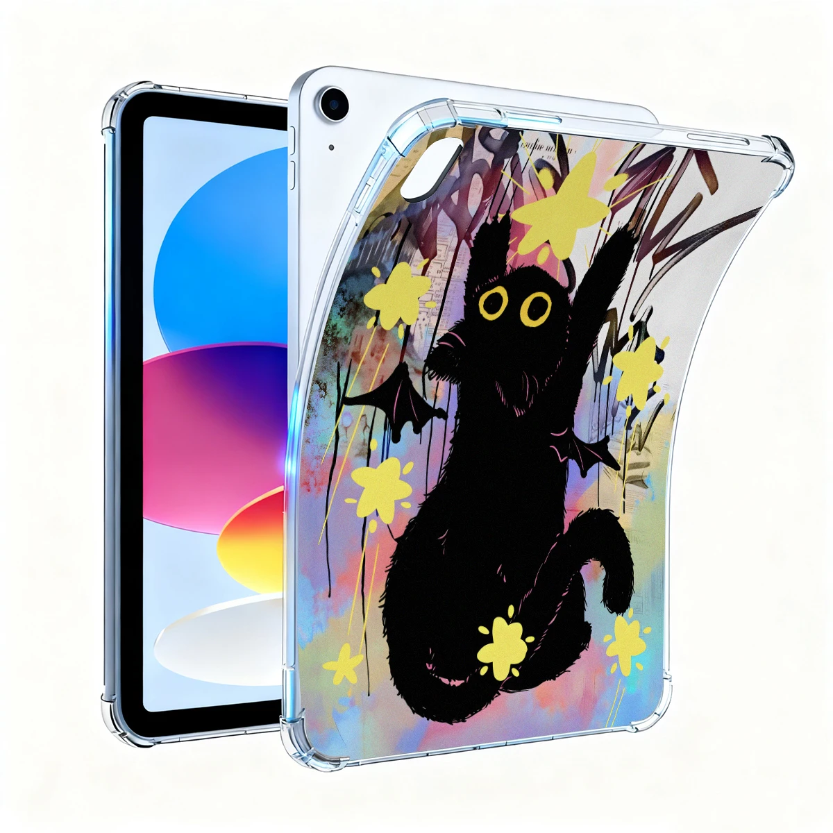 Silicone Cat Design Protective Tablet and Smartphone Cover
