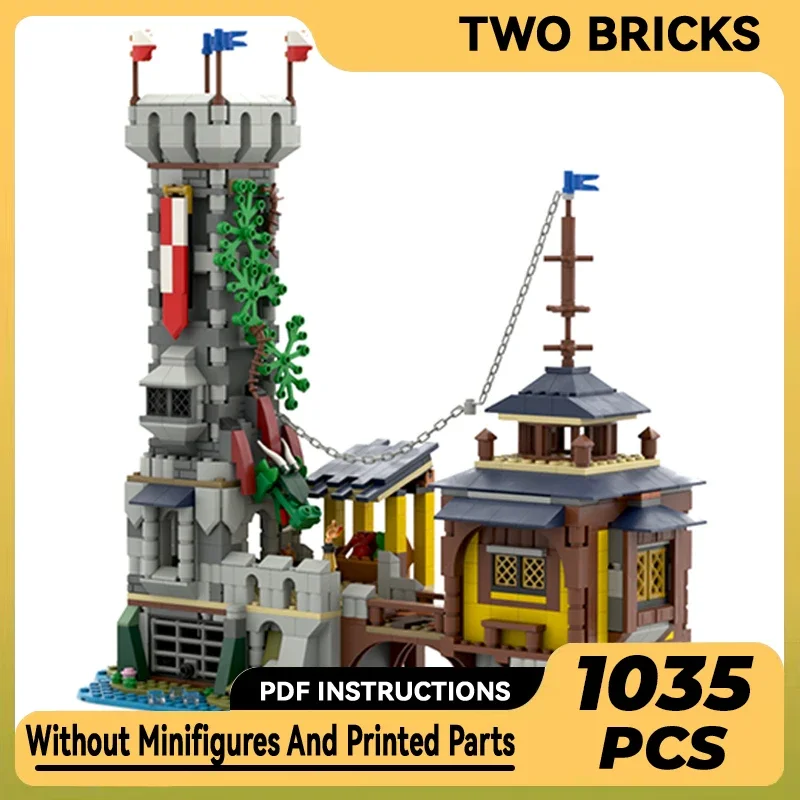 

Military Fortress Model Moc Building Bricks Medieval Castle Technology Modular Blocks Gifts Christmas Toys DIY Sets Assembly