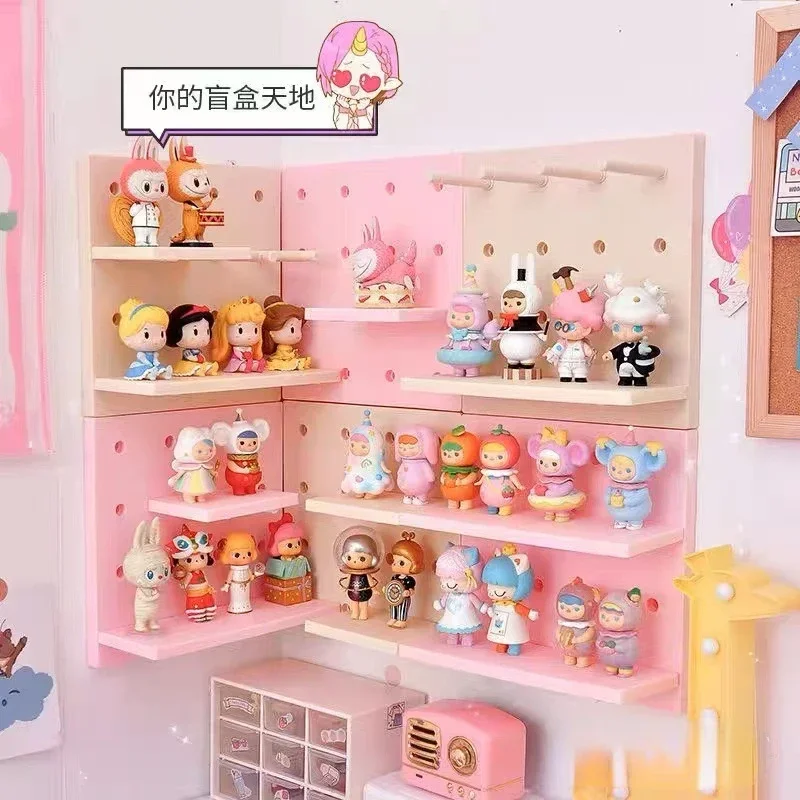 Home Decor Wall Shelves Decoration Hole Board Wall Storage Rack Storage Shelf Kitchen Bedroom Hanging Wall Shelves Wall Decor 2