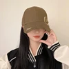 New Baseball Cap Big Head Circumference Hat Face-Looking Small Hard Top Widened Brim Sun-Proof Peaked Cap Men and Women Couple 3