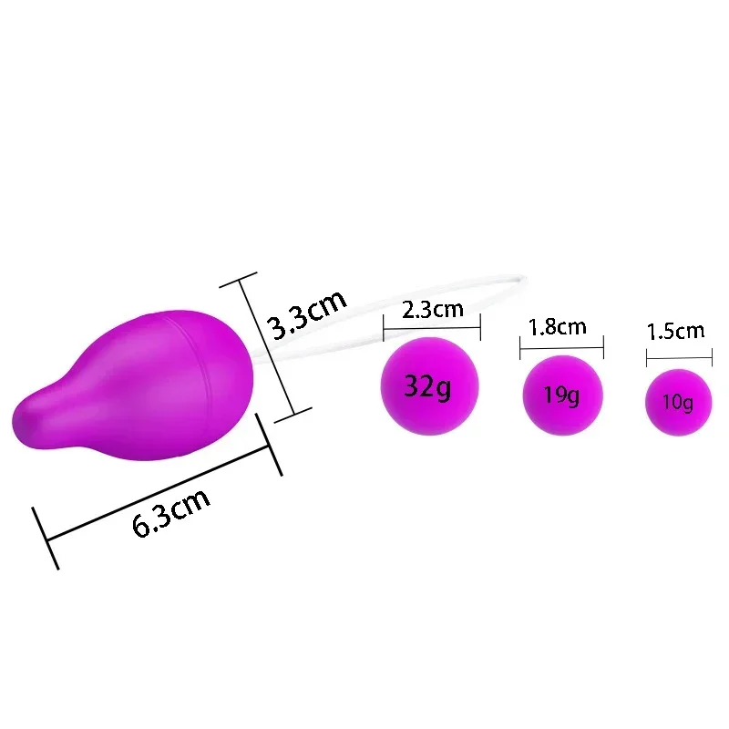 Silicone Kegel Ball Female Vaginal Exercise Enhance Sexual Pleasure Clitoral Stimulation Tightener Couples Flirting Sex Toys