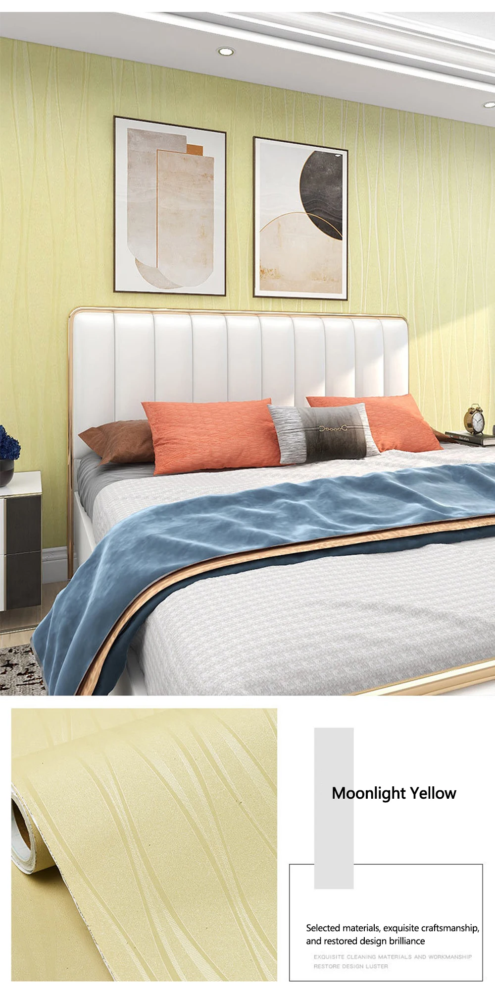 Selbstklebende Tapete, wasserdicht, feuchtigkeitsbeständig, für Schlafzimmer, Wohnzimmer, Dekoration, Tapeten, Zimmer, Schlafsaal, Renovierung, Tapeten – Detail 32