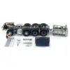 Metal Radio Chassis 1/14 Scale 8x8 Assembled for Toys RC Tractor Truck 3363 Rear Suspension Car Vehicle Model TH23558 2