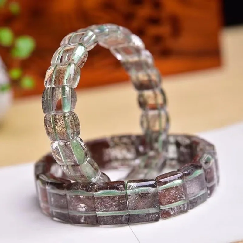 

5A Phantom Manual Crystal Landscape Four Seasons Bracelet Transparent