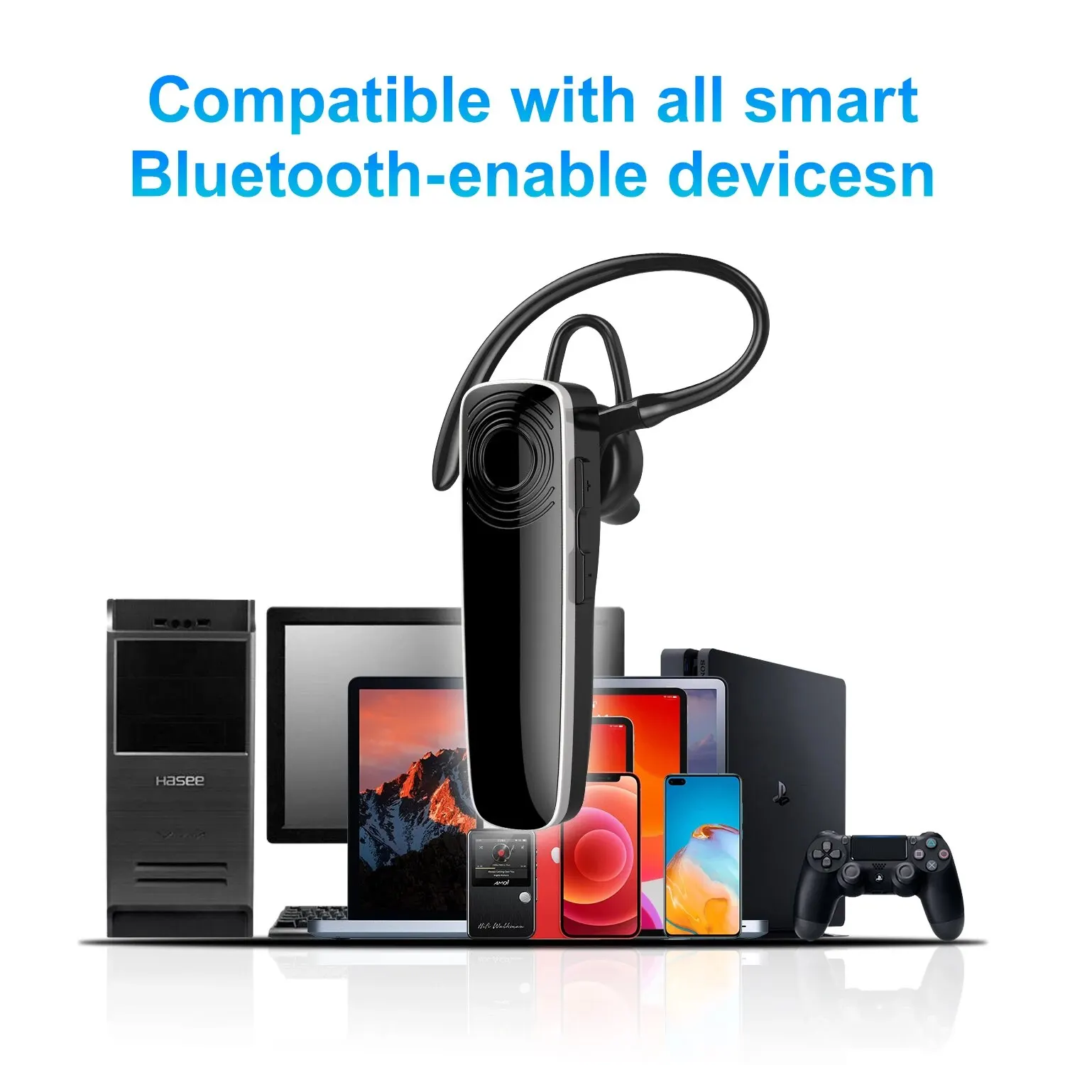 New Bee NB12 Wireless Headset Bluetooth 5.3 Earbuds Earphones With MEMS Micro Ear Hook Handsfree for Driving Business Headphones 4