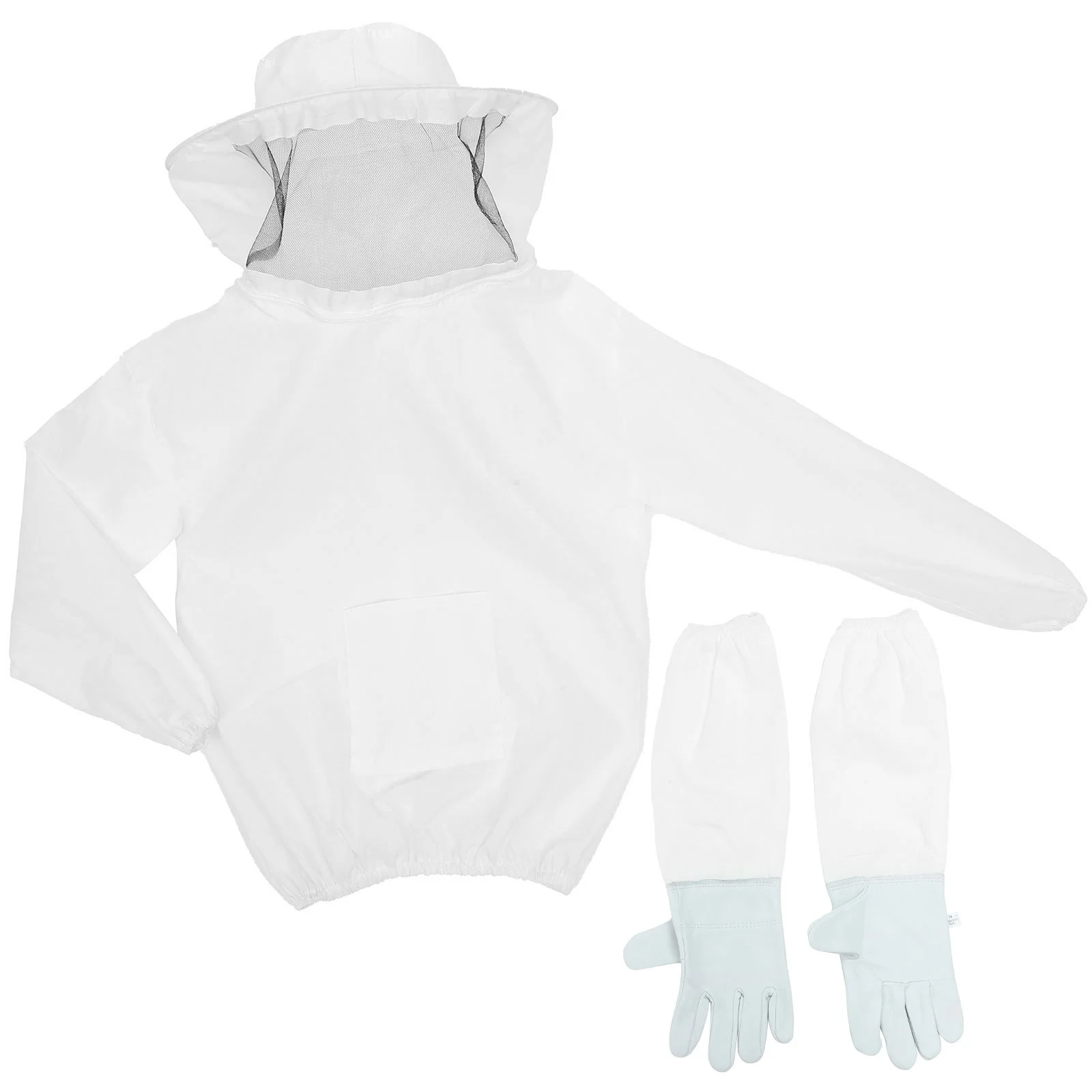 

Caps Beekeeping Suit Keeper Costumes Safety Gloves Major Tools White Beekeeper Work Clothes With Veil
