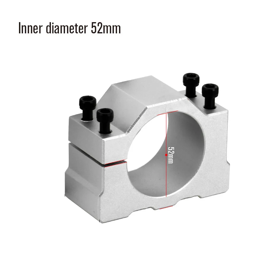 アルミニウムCNCスピンドルホルダー,直径48mm,65mm,80mm,Z軸ルーターホルダー,ブラケット800w,1.5kw,2.2kwスピンドル -  AliExpress