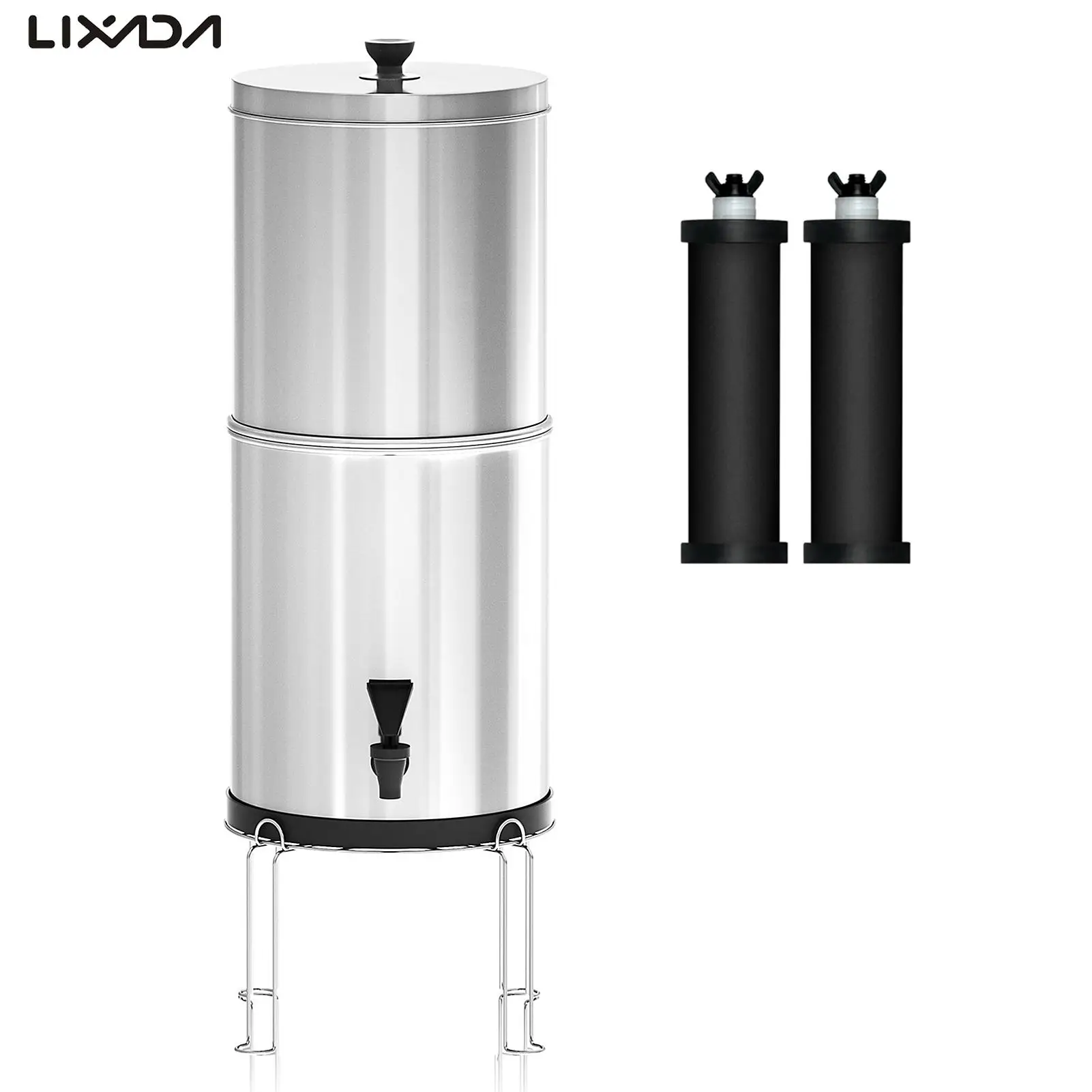 Gravity Water Filter System Water Filtration Bucket for Home Outdoor
