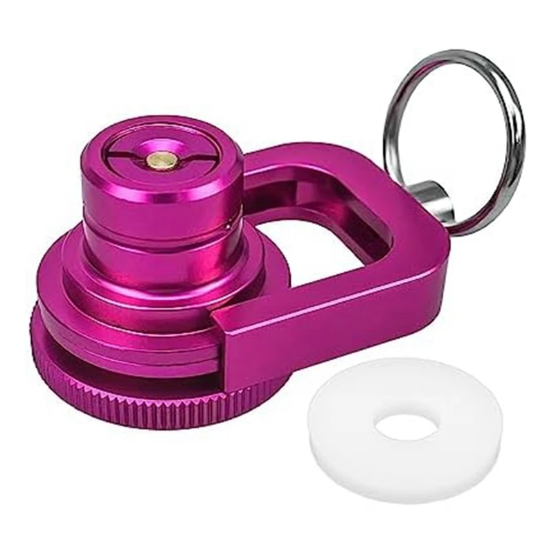 

1 PCS CO2 Quick Adapter Soda Maker Valve Refill Rose Red Fits Quick Connect Universal CO2 Cylinder