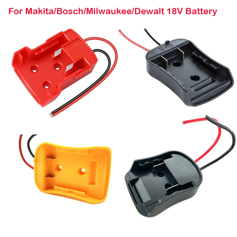 DIY Üteg Adapter számára makita/bosch/milwaukee/dewalt 18V Üteg Adapter áram csatlakozó DIY Adapter Dokk jogosultja 14 awg wires