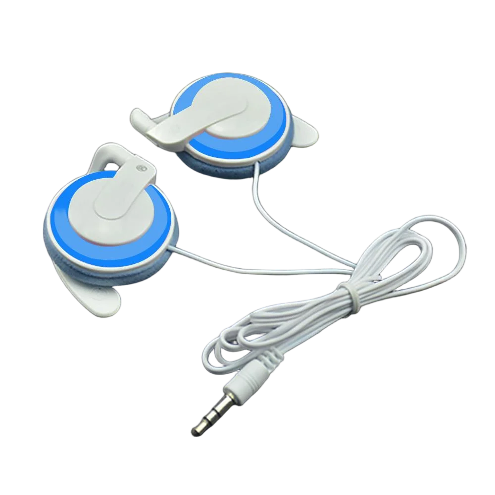 Wired Sports Earphones 3.5mm Sweatproof Stereo Headphones for Running Gym Workout, Gaming Headset