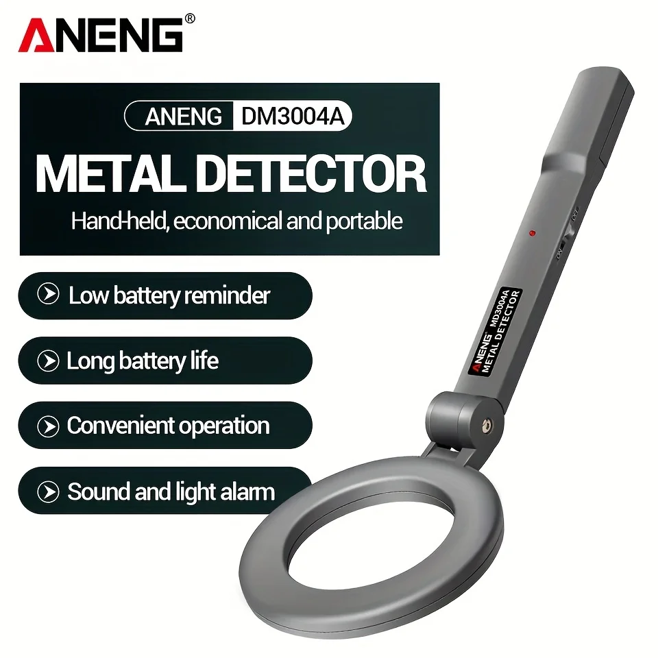 ANENG DM3004A Metal Detector Treasure Gold Pinpointer Sensitive Search Coil Metal Seeker Tool Pointer Gold and Metal Detector