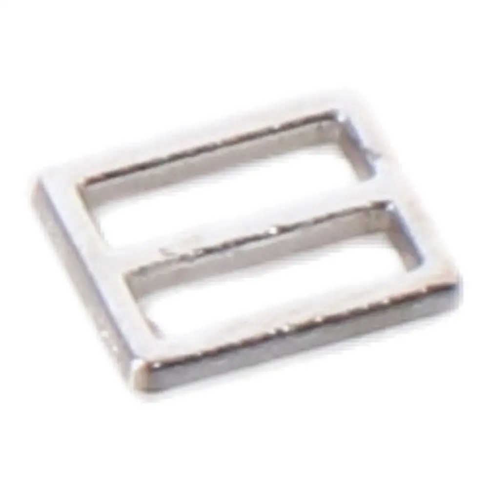 100pcs 튼튼한 슬리버 바느질 트라이 글라이드 버클 금속 미니 미니 패치 워크 버클 4mm 슬라이드 버클 바느질 액세서리