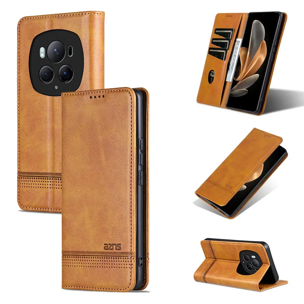 Cover-Discount Honor Magic6 Pro - Custodia in pelle verde