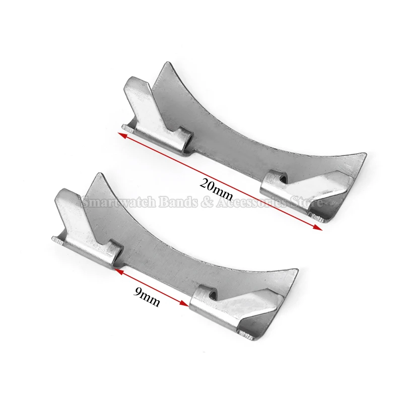 Stainless Steel Curved End Link Strap Connector