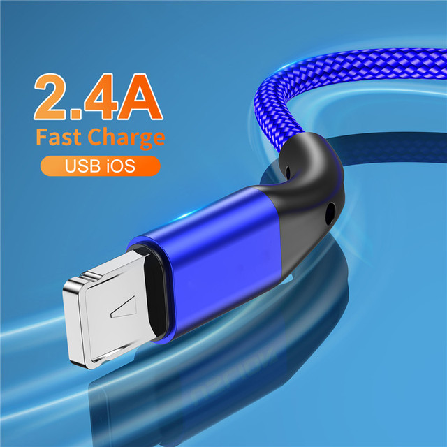 USB Cable For iPhone Cable 11 12 13 Pro Max Xs Xr X SE 8 7 6 Plus 6s iPad Air Mini Fast Charging Cable For iPhone Charger