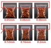 PE Long Shape Clear Zip Lock bags Rectangle Plastic Thick Packaging Pouches Strip zipper reclosable Slender Thick package bags 5