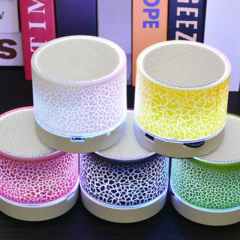 Bluetooth Mini Speaker Wireless Sound Box Colorful LED TF Card USB Subwoofer Portable MP3 Music Player For PC Phone bluetooth speaker,computer speakers