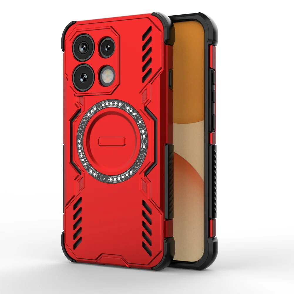 Cooling and Breathable Magnetic Ring Phone Case with Heat Dissipation