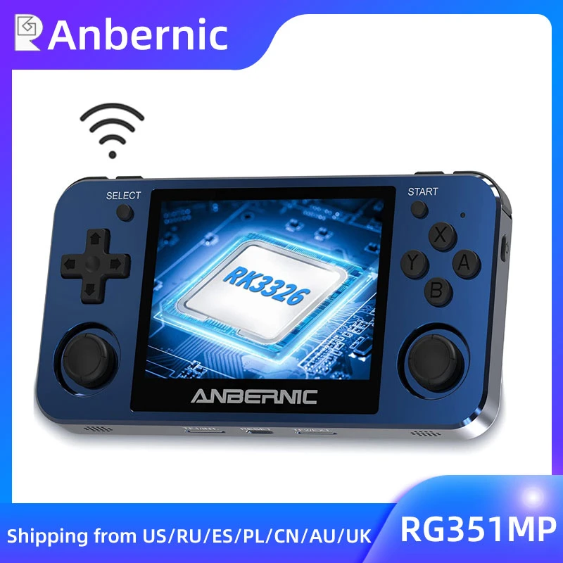 New Anbernic Rg351mp Portable Game Player Pocket Game Machine 3.5 Inch