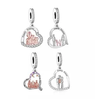 Fit Original Pan Charms Bracelet 925 Sterling Silver Father Daughter Mother Son Family Forever Bead For Making Women Berloque 1