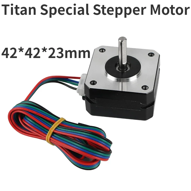 Stepper Motor Bipolar Step Motor for Titan Extruder 3D Printer 4.1V 1A 13Ncm (18.4oz.in) 4 Lead 1.8 Deg with 1m Cable (17HS4023) titan aero direct extruder motor fixed seat nema 17 stepper motor support bracket mounts stand for prusa i3 mk2 titan 3d printer