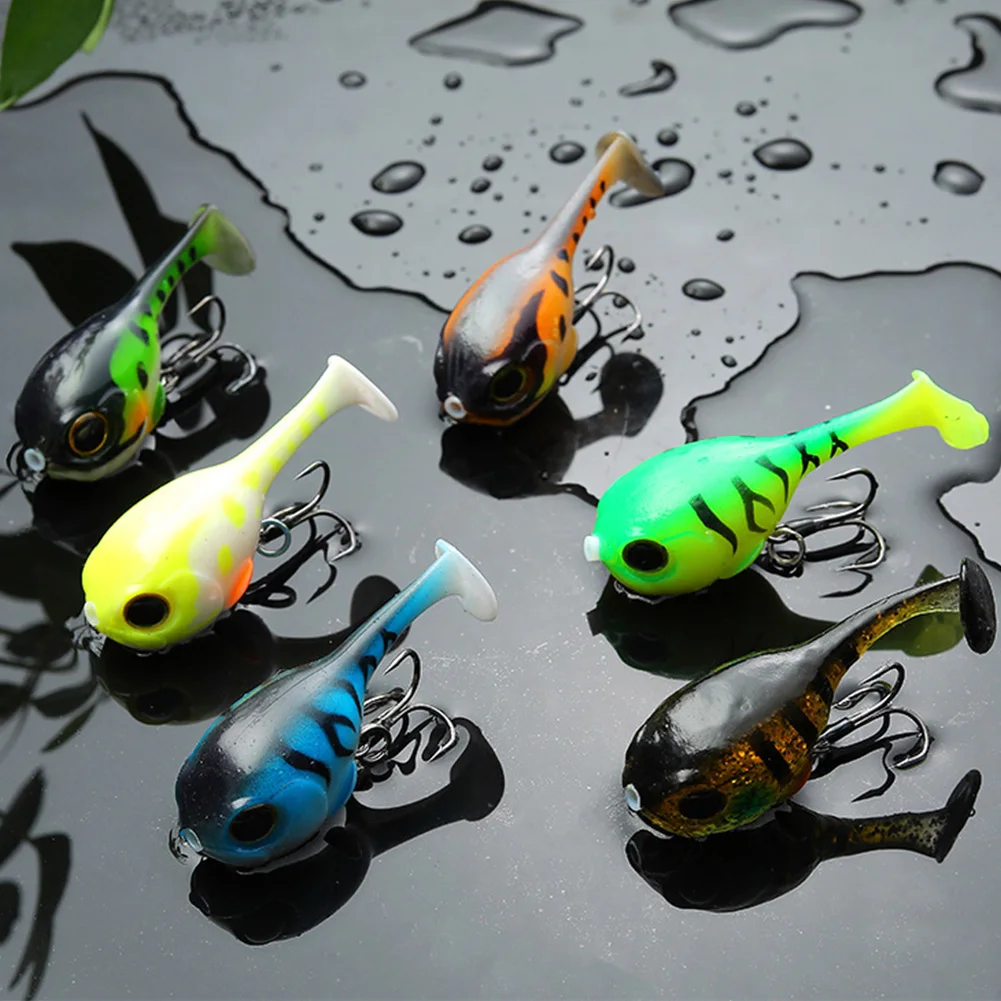1Pc Soft Lure Balloonfish 60mm 9.7g High Quality Deraball Artificial Silicone Bait with Hook for All Fish Fishing Tackle