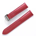 Red silver buckle