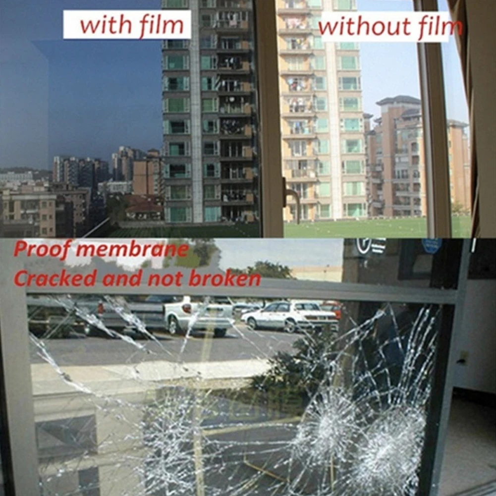 50*300cm Car Window Black Flim Static Cling Privacy Sun Blocking Anti UV Window Tint Opaque Film For Car Bedroom Restroom