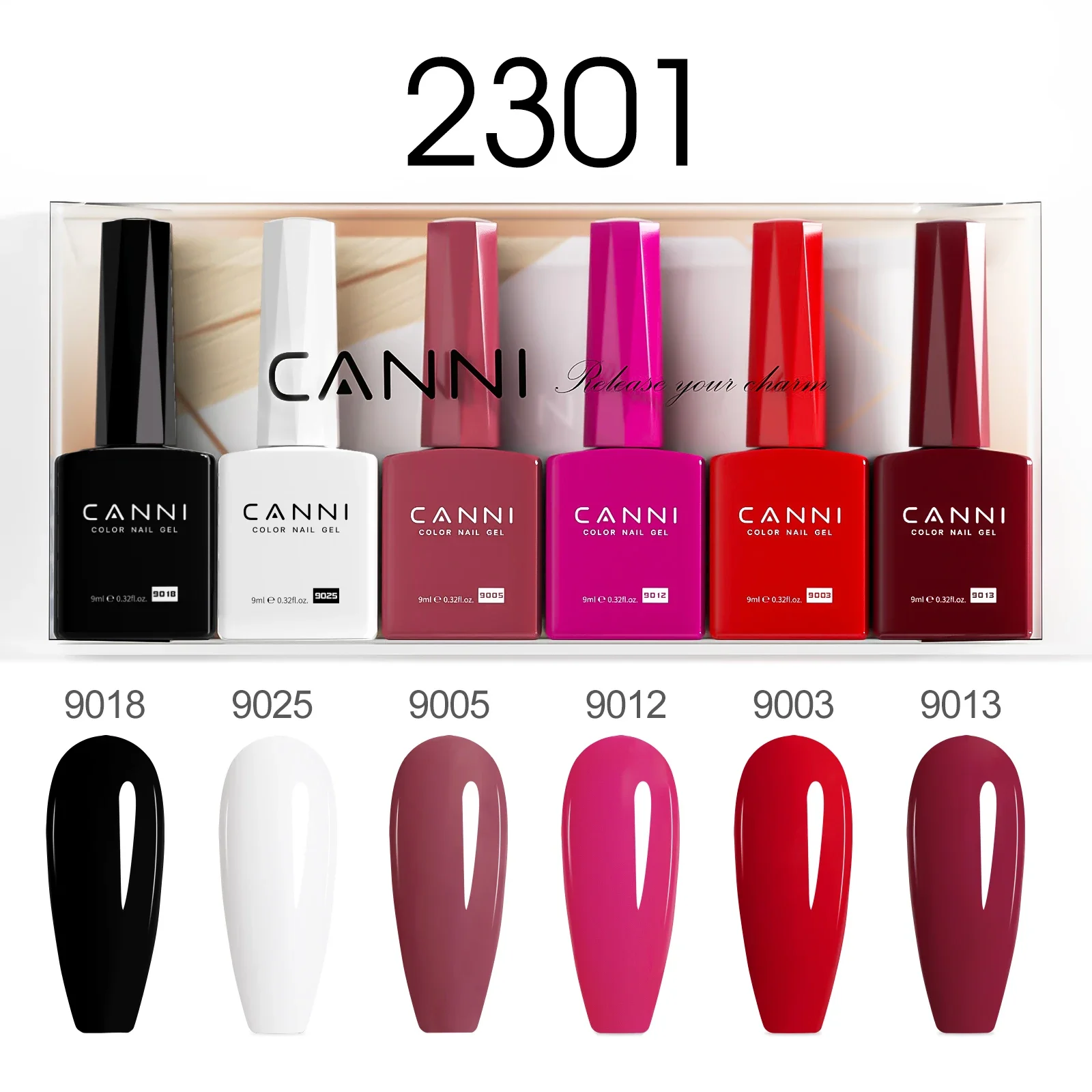 CANNI Venalisa Nail Gel Polish - Luxurious Winter Collection, Rich Color & Soft Texture, Hema-Free & Long-Lasting